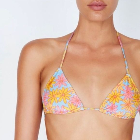 TRIANGL VINCA SKY FLORAL VELVET BIKINI SET NWT NO BAG - Picture 4 of 6